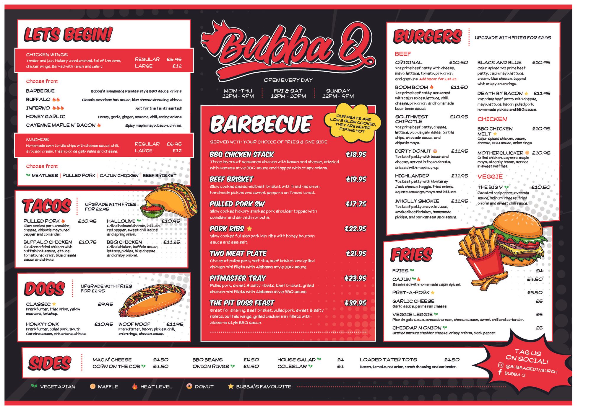 Come try our killer smoked barbecue in Edinburgh